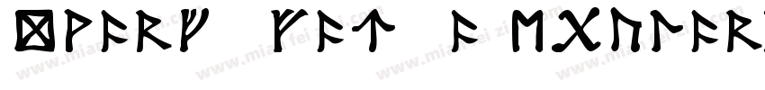Dwarf Fat Regular字体转换